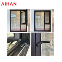 Ventana/Puerta Corredera de Aluminio con Rotura de Puente Térmico para Exteriores AIHAN, Marco Estrecho, Doble/Triple Acristalamiento Templado, Aislamiento Térmico, para Hotel
