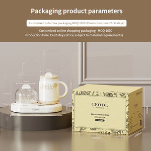 Bouilloire électrique à température constante avec arrêt automatique, LED, intelligente, anti-brûlure, en acier inoxydable, 0,4 L - Product Image 6