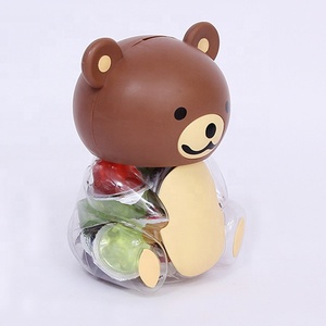 Vente en gros pots <span class=keywords><strong>d</strong></span>'ours jouets de dessins animés saveurs personnalisées assorties bonbons à la <span class=keywords><strong>gelée</strong></span> de fruits - Product Image 4