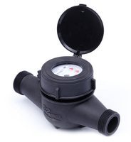 ISO 4064 Classe B Compteur d'eau multijet à roue à palettes en plastique IP68 Protection OEM personnalisable