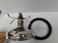 Base de mixeur électrique BEISHUN durable pour usage domestique avec lame en acier inoxydable, bague en cuivre, broyeur à glace DBD-045, pièce de mixeur
