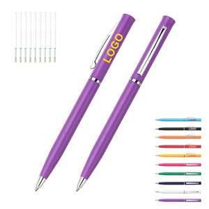 Hotel Stationery Novelty Twist ABS Plastic Ballpoint <b>Pen</b> Promotional Customized Logo Printed Advertising Writing Smooth for Gift - Product Image 3
