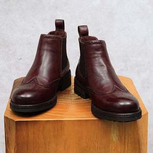 Mens Embossed Leather Chelsea <b>Boots</b> Waterproof Goodyear Welted Round Toe Ankle <b>Boots</b> Fashion Footwear for All Season Wear - Product Image 5