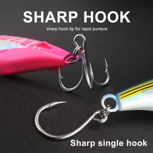 Señuelo de Pesca Tipo Lápiz de 130 mm, 45 g, 170 mm, 90 g, Hundimiento Lento, Madtuna ABS, Efecto UV, Ojos 3D, Anzuelo Triple, para Pesca de Atún, Señuelo para Peces Grandes, Lanzamiento Largo - Product Image 4