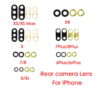 Lentille de caméra en verre OEM avec ruban adhésif compatible avec Apple iPhone 15 14 13 12 11 11 Pro 11 Pro Max X XS Max XR 8 7 et autres modèles
