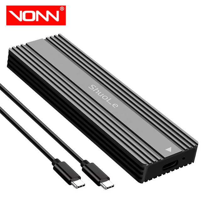 High Speed 10Gbps USB3.1 Port TYPE-C M.2 NVMe SSD Enclosure SSD Casing Easy to Carry for Pc Laptop Desktop