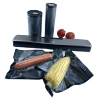Sac sous vide à fermeture thermique, personnalisé avec logo en relief, en maille épaisse texturée, résistant à l'humidité, de qualité alimentaire, sans BPA