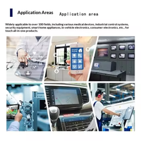 Pantalla Táctil Capacitiva de 7 Pulgadas con Resolución de 1024*600, Estructura P+G, Plug and Play, Sin Necesidad de Controladores para Raspberry Pi