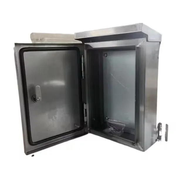스테인레스 스틸 방수 분배 상자 IP65 야외 금속 인클로저 벽걸이 보관 상자