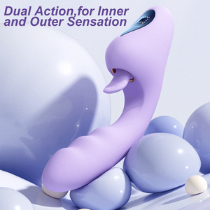 Juguete Sexual Realista, Vibrador para Parejas, Juguetes para Adultos con Movimiento de Empuje, Vibrador de Punto G, Estimulador de Clítoris, Impermeable - Product Image 5