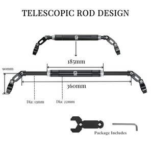 Barre d'extension de <span class=keywords><strong>guidon</strong></span> de <span class=keywords><strong>moto</strong></span> en alliage d'aluminium 6061-T6, barre transversale multifonctionnelle pour <span class=keywords><strong>guidon</strong></span> de <span class=keywords><strong>moto</strong></span>, extension de <span class=keywords><strong>guidon</strong></span> pour barre de 22 à 32 mm - Product Image 2
