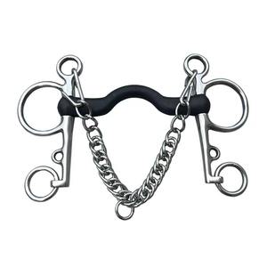 EW donna 4-Way Stretch Pull-On equitazione collant Full Seat con Leggings in Silicone per l'equitazione - Product Image 4