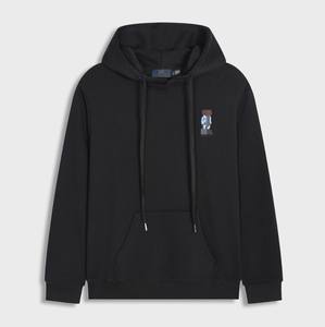 Chaqueta Polo para Hombre, Estilo Casual, Ligera, con Capucha, Color Sólido, Bordada, Holgada, Talla Grande, para Primavera y Otoño - Product Image 4