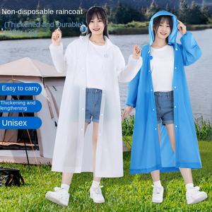 Imperméable adulte non jetable en EVA épaissi imperméable portable pour les voyages en plein air et la protection contre les tempêtes de pluie - Product Image 5