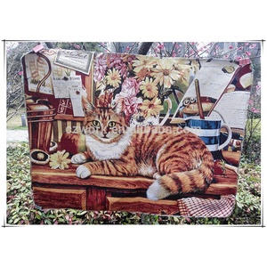 Factory Direct Large <strong>Wall</strong> Paintings Super Quality Handmade Jacquard Woven Design Aubusson Style <strong>Cheap</strong> Large <strong>Wall</strong> <strong>Art</strong> - Product Image 2