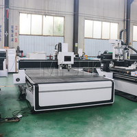 Machine de découpe CNC à couteau oscillant robuste 2000x4000mm avec table de découpe de tissu et contrôle PLC