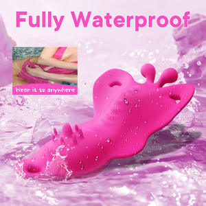 Vibrateur clitoridien en silicone contrôlé par application pour femmes, rechargeable par USB, 100% étanche, 9 fréquences, pour couples, usage adulte - Product Image 6