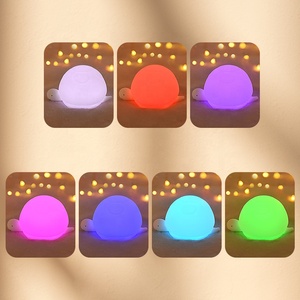 Silicone đại dương động vật tắm đồ chơi thiết lập dễ thương mầm non Toddler ánh sáng ban đêm đồ chơi cho chơi nước - Product Image 6