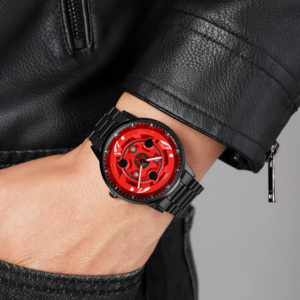 Nuevo Reloj de Pulsera de Cuarzo Original 3D Oficial Giratorio al por Mayor, Resistente al Agua, con Diseño de Anime Sharingan de Tres Puntas para <span class=keywords><strong>Sasuke</strong></span> - Product Image 6