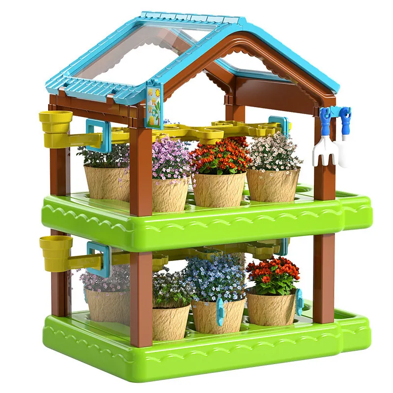 Forme de maison autres fleurs décoratives plantes jeux de porte pour enfants jardin