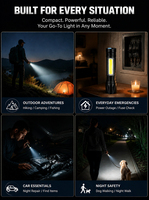 Mini lampes de poche EDC et torches, lampe torche haute luminosité, lampe torche tactique en aluminium durable à LED pour les tâches extérieures et les situations d'urgence