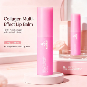 Baume hydratant multi-effets enrichi en vitamine E, texture hydratante pour le visage et les lèvres, prépare la peau pour le maquillage de jour - Product Image 3