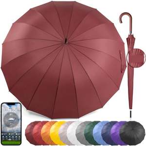 Wholesale Automatic Promotion Extra <b>Large</b> Factory <b>Large</b> Straight Umbrella Personalized Umbrella With Your Logo - Product Image 5