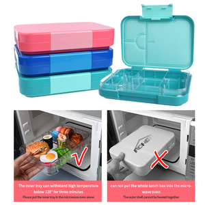 Loncheras Bento Personalizadas, Portátiles, de Diseño Nuevo, de Plástico, para Niños, Adultos y Estudiantes - Product Image 5