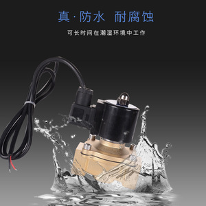 Vanne solénoïde DN15 AC 220V à action directe normalement fermée pour le contrôle de l'eau à usage industriel - Product Image 3