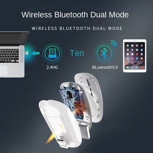 Mouse Wireless USB 11 Tasti Retroilluminato Ricaricabile per Gaming E-Sport Uomo <span class=keywords><strong>Donna</strong></span> Laptop Desktop Ergonomico Sensore Fotoelettrico - Product Image 2