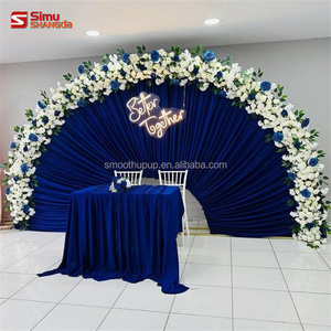 Nouvelle <span class=keywords><strong>arche</strong></span> florale artificielle en métal blanc or de 20 pieds pour la décoration d'<span class=keywords><strong>arche</strong></span> de mariage - Product Image 6