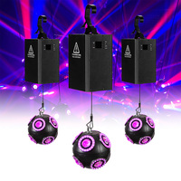 Luz LED Cinética RGBW para Fútbol, DMX512, con Motor de Elevación, Bola Cinética LED para Iluminación de Escenarios, Discotecas, Conciertos y Espectáculos