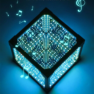 <span class=keywords><strong>Cubo</strong></span> <span class=keywords><strong>di</strong></span> <span class=keywords><strong>Rubik</strong></span> 3D Abissale con Illuminazione LED RGB, Decorazione Portatile in Acrilico per Club e Bar - Product Image 3