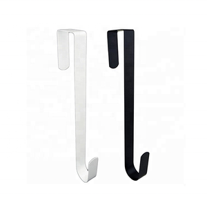 Porte-couronne de porte en fer robuste avec revêtement en poudre pour l'affichage intérieur/extérieur, crochets pour <span class=keywords><strong>guirlande</strong></span> de Noël, Saint-Valentin - Product Image 3