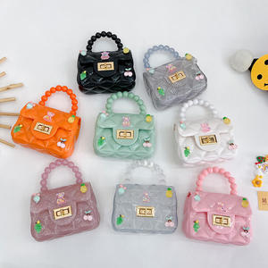 Bolsos para niños, novedad de <span class=keywords><strong>verano</strong></span> 2022, bandolera de un solo hombro para niñas, monedero de gelatina para bebé de princesa bonita extranjera, compre Mini Cute Pe - Product Image 1