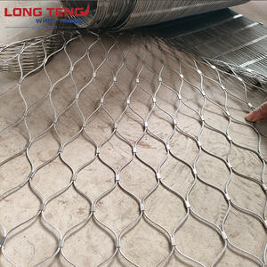 Vente d'usine de maille de câble métallique en acier inoxydable de haute qualité <span class=keywords><strong>Cage</strong></span> à oiseaux en volière à armure toile <span class=keywords><strong>Cage</strong></span> à oiseaux tissée de taille personnalisée - Product Image 2