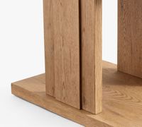 Table d'angle moderne de luxe en bois massif pour salon, maison, hôtel et appartement - Conception facile à nettoyer