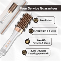 Appareil Coiffant et Séchant 3 en 1, Sèche-Cheveux Brosses Soufflantes Multi-Fonctionnelles à Air Chaud, de Cheveux Humides à Secs