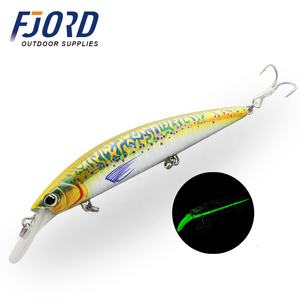 FJORD 2024 Nouveauté <span class=keywords><strong>Leurre</strong></span> Minnow 3D Imprimé pour Grandes Prises 37g 110mm Leurres de Pêche Lumineux Minnow Coulant pour Bar - Product Image 4