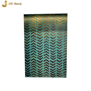 Ss201 304 Stainless Steel Decorative <b>Mirror</b> Etched Plate <b>Sheet</b> for Elevator Decoration - Product Image 4