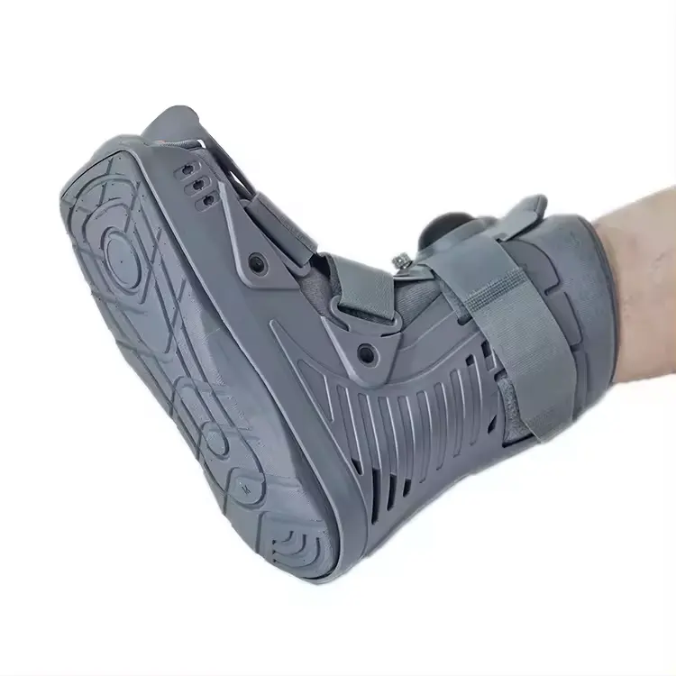 Tobillo neumático Air Cast Brace Short Walkers Boot para terapia de rehabilitación Características Acolchado para la recuperación de fracturas