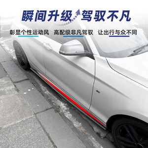 สเกิร์ตข้าง BMW ซีรีส์ 1 F20 F21 M Sport ลายคาร์บอนไฟเบอร์ สีดำเงา ปี 2011-2019 ชุดแต่ง ABS - Product Image 3