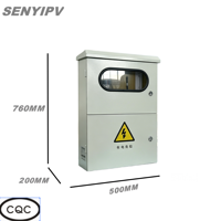 Boîtier de distribution solaire industriel 35KW 80A connecté au réseau avec protection contre la foudre SPD, disjoncteur MCB 380V, étanche IP65
