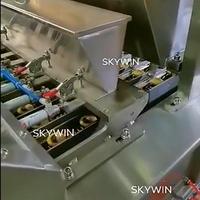 Remplisseur de Churros mous durs de capacité élevée Biscuit Cookie confiture crème au chocolat Filing écrou Sandwiching déposant Biscuits Machine