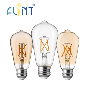 उल प्रमाणित <span class=keywords><strong>7w</strong></span> e26 के नेतृत्व वाले एडिसन बल्ब 19 st58 <span class=keywords><strong>2700K</strong></span> गर्म सफेद डिमेबल विंटेज सजावटी फिलामेंट लाइट - Product Image 1
