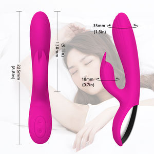 XLN Vibrator USB Tahan Air Dapat Diisi Ulang Wanita 10 Frekuensi Kebisingan Rendah 50dB Stimulator Klitoris Titik G Silikon Tanpa Pelumas - Product Image 5