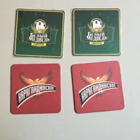 Sous-verres en papier absorbant personnalisés, sous-verres à bière