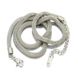 Offre Spéciale nouvelle mode 4mm haute poli bijoux rond <span class=keywords><strong>maille</strong></span> chaîne en acier inoxydable hommes femmes <span class=keywords><strong>maille</strong></span> chaîne collier - Product Image 5