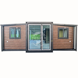 บ้านสำเร็จรูปอเนกประสงค์แบบขยายได้ โครงสร้างเหล็ก Q235 แข็งแรง สำหรับใช้เป็นบ้านพักตากอากาศ หรือสำนักงานในสวนหลังบ้าน - Product Image 2