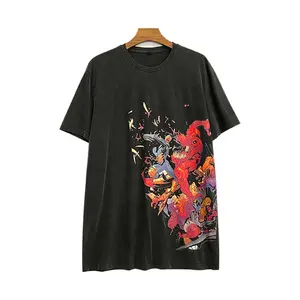 Custom blank t-shirt printing sublimation cotton oversize plain clothes men t-shirt for outdoor